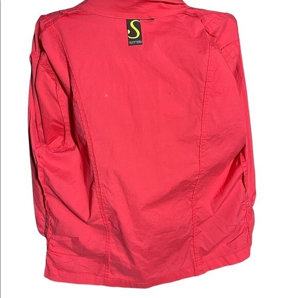 Vintage Spartelle 3/4 Sleeve Coral Jacket with 3 Buttons. - Picture 4 of 5